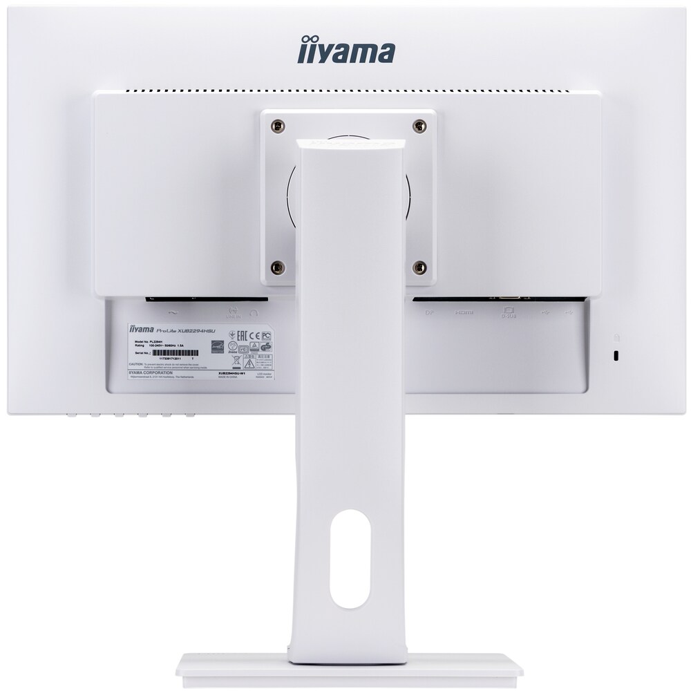 iiyama ProLite XUB2294HSU-W1 54,6cm (22") FHD Office-Monitor VA HDMI/DP/VGA/USB