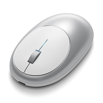 UMR Design günstig Kaufen-Satechi M1 Bluetooth Wireless Maus silber. Satechi M1 Bluetooth Wireless Maus silber <![CDATA[• Ergonomisches Design für Links- und Rechtshänder • Mit Aluminiumrädchen zum Scrollen • Über USB-C aufladbar]]>. 