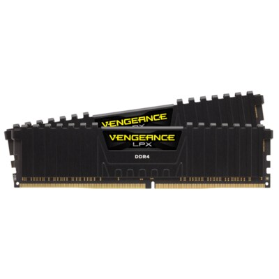 Corsair 64GB (2x32GB)  Vengeance LPX Black DDR4-3000 RAM CL16 RAM Kit | 00840006612902