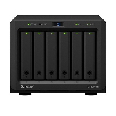 hi w  günstig Kaufen-Synology Diskstation DS620slim NAS System 6-Bay Leergehäuse. Synology Diskstation DS620slim NAS System 6-Bay Leergehäuse <![CDATA[• 2,0 GHz Intel Celeron J3355 Dual-Core-Prozessor • 2GB DDR3L RAM • 6x 2,5