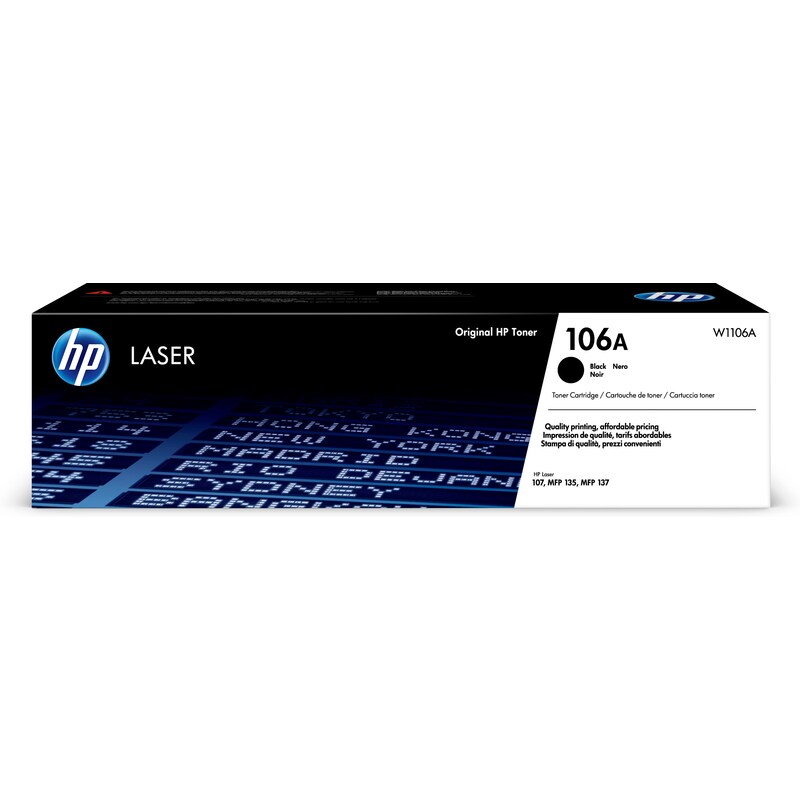 HP W1106A / 106A Original Toner Schwarz für ca. 1.000 Seiten