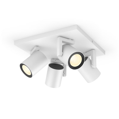 LED Spot günstig Kaufen-Philips Hue White & Color Ambiance Argenta Deckenleuchte weiß • 4er-Spot. Philips Hue White & Color Ambiance Argenta Deckenleuchte weiß • 4er-Spot <![CDATA[• Technologie: Smart LED - Leuchtmittel austauschbar • Material