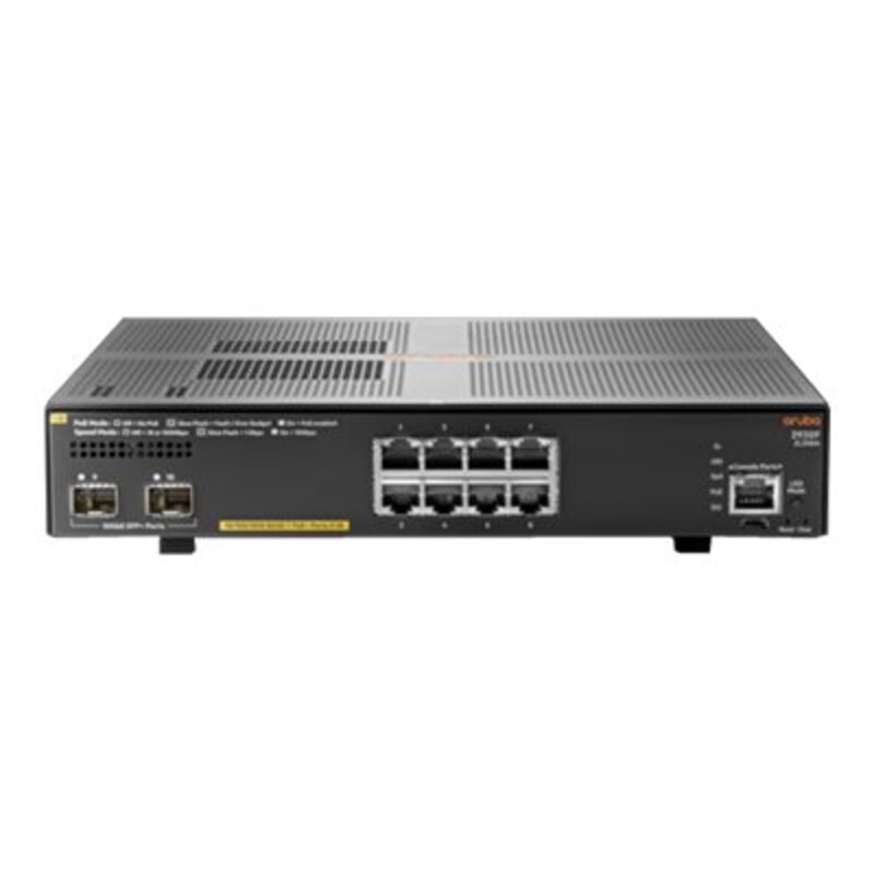 PoE Switch günstig Kaufen-HPE Aruba 2930F 8G PoE+ 2SFP+ - Switch - L3 - verwaltet. HPE Aruba 2930F 8G PoE+ 2SFP+ - Switch - L3 - verwaltet <![CDATA[• Switch • 8 Ports , 8 mit PoE]]>. 