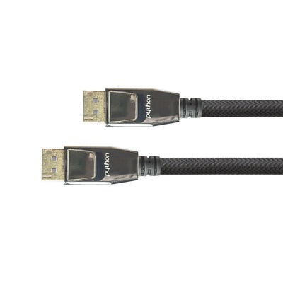 Gold und günstig Kaufen-PYTHON DisplayPort 1.2 Kabel 10m 4K2K UHD vergoldet OFC St./St. schwarz. PYTHON DisplayPort 1.2 Kabel 10m 4K2K UHD vergoldet OFC St./St. schwarz <![CDATA[• Displayport-Kabel • Anschlüsse: Displayport und Displayport • Farbe: schwarz, Länge: 10,0m 