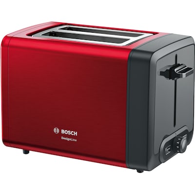 Mi 24D günstig Kaufen-Bosch TAT4P424DE Kompakt Toaster, DesignLine, rot. Bosch TAT4P424DE Kompakt Toaster, DesignLine, rot <![CDATA[• 2-Scheiben-Toaster mit einstellbarem Bräunungsgrad • Leistung: 970 Watt, Stopp-Taste & Auftau-Funktion • Brotscheibenzentrierung & Liftf