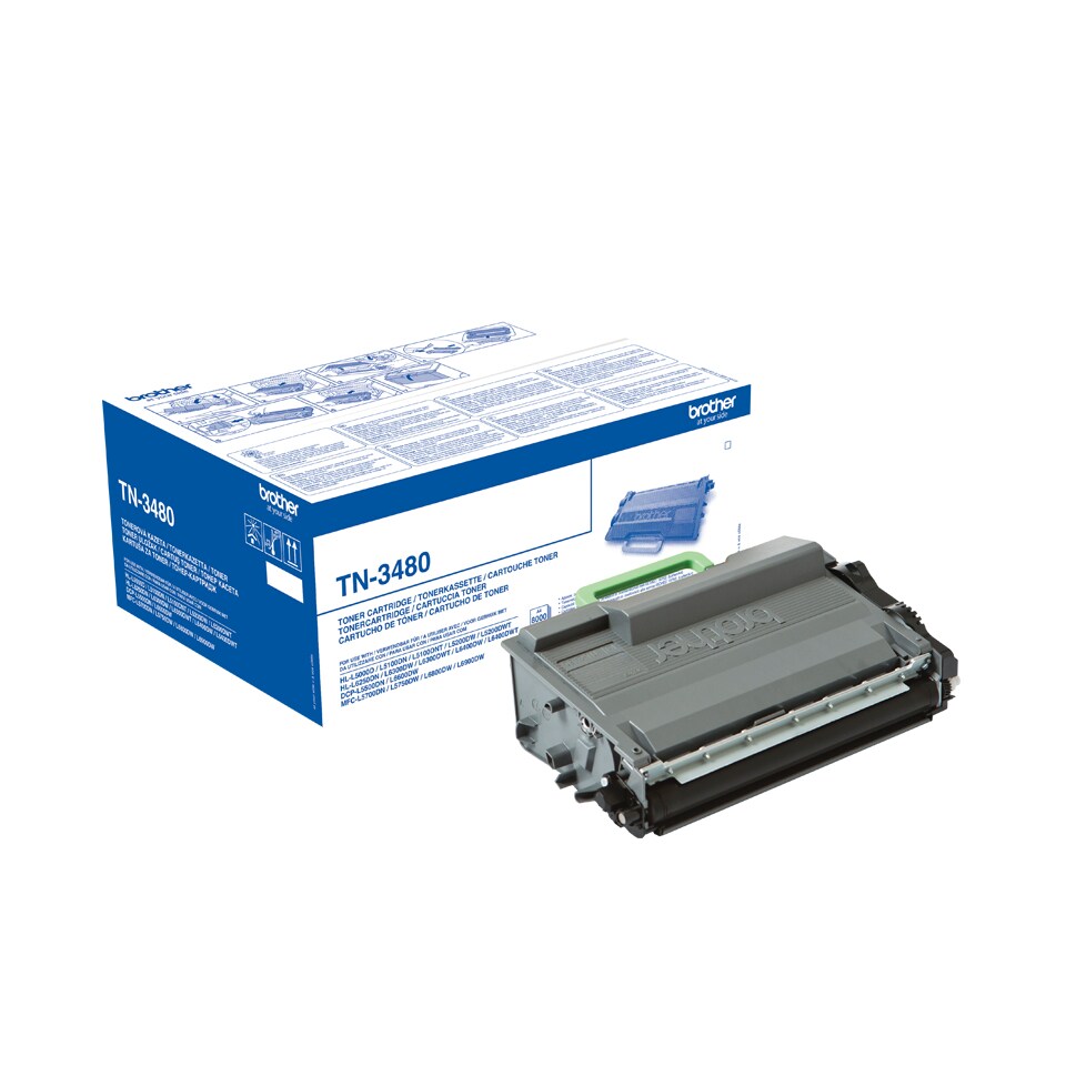 Brother TN-3480 Toner Schwarz f&uuml;r ca. 8.000 Seiten