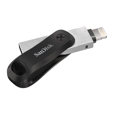 Auto USB  günstig Kaufen-SanDisk iXpand Go 128 GB USB 3.0 / Lightning Stick. SanDisk iXpand Go 128 GB USB 3.0 / Lightning Stick <![CDATA[• Automatisches Backup von Fotos und Videos von Ihren Fotoalben • Automatisches Backup Ihrer Kontakte - schaffen Sie Platz auf dem iPhone 