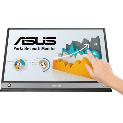 ASUS ZenScreen MB16AMT 39,6cm(15,6") FHD IPS Touch Monitor 16:9 mHDMI/USB-C Akku