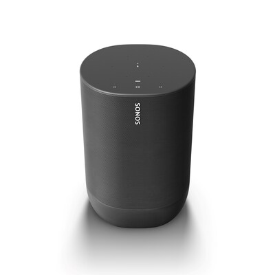 Art mit günstig Kaufen-Sonos Move schwarz kompakter Smart Speaker mit Akku integrierte Sprachsteuerung. Sonos Move schwarz kompakter Smart Speaker mit Akku integrierte Sprachsteuerung <![CDATA[• kraftvoller Smart Speaker mit integrierter Sprachsteuerung. • Google Assistant 