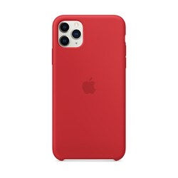 Apple Original iPhone 11 Pro Max Silikon Case-Rot