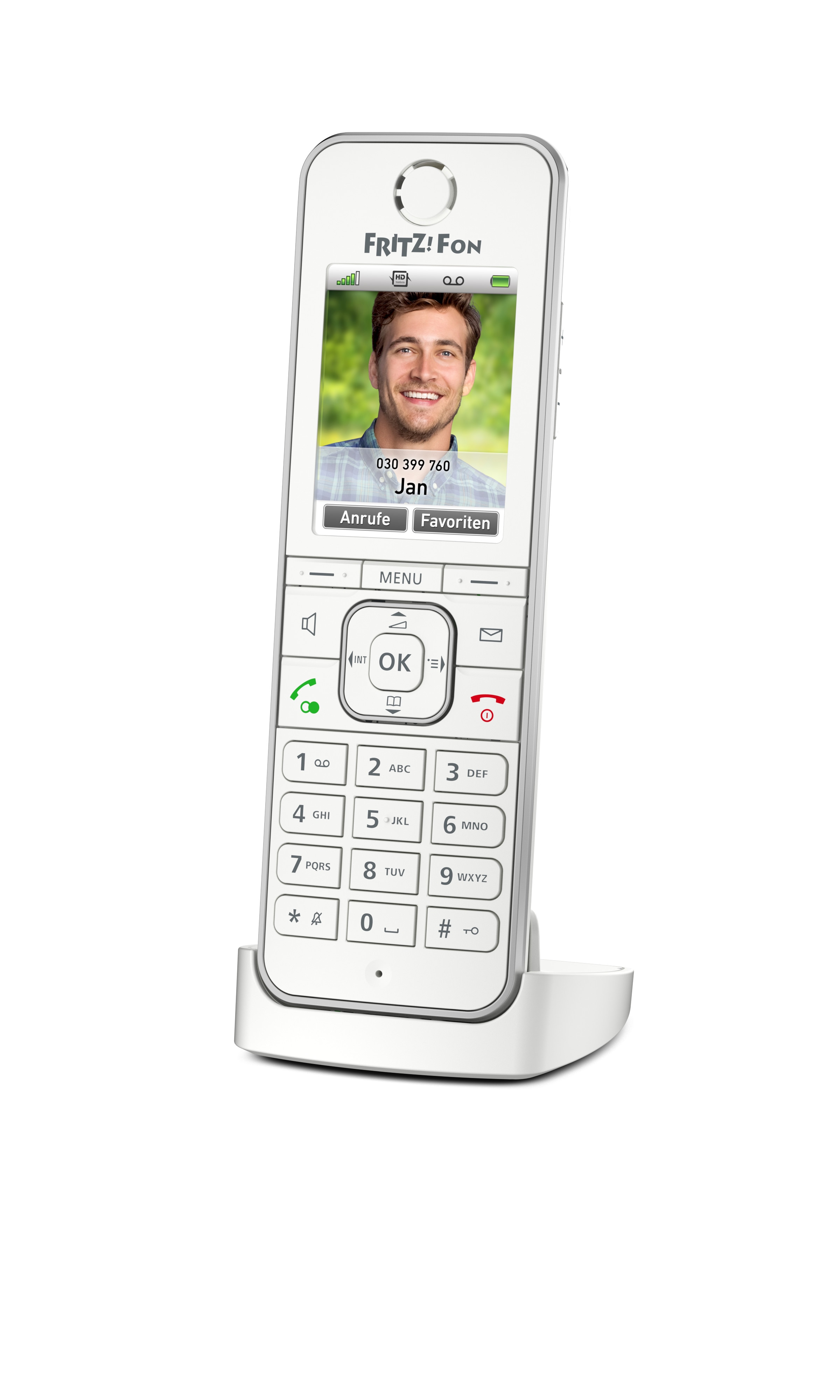 AVM FRITZ!Fon C6 schnurloses DECT Komforttelefon f&uuml;r FRITZ!Box