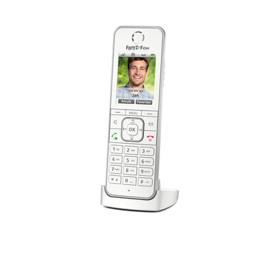 for HR günstig Kaufen-AVM FRITZ!Fon C6 White schnurloses DECT Komforttelefon für FRITZ!Box. AVM FRITZ!Fon C6 White schnurloses DECT Komforttelefon für FRITZ!Box <![CDATA[• Hochwertiges Farb-Display, Übersichtliche Menüführung • Brilliante HD-Telefonie, Full-Du