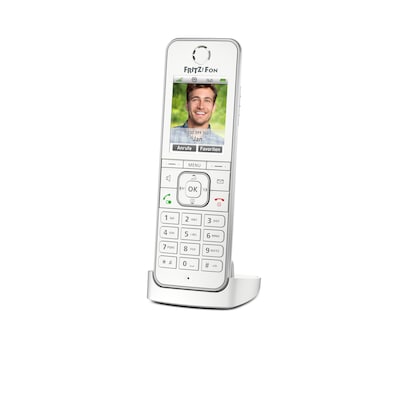 FULL HD günstig Kaufen-AVM FRITZ!Fon C6 White schnurloses DECT Komforttelefon für FRITZ!Box. AVM FRITZ!Fon C6 White schnurloses DECT Komforttelefon für FRITZ!Box <![CDATA[• Hochwertiges Farb-Display, Übersichtliche Menüführung • Brilliante HD-Telefonie, Full-Du