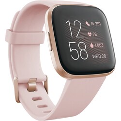 Fitbit Versa 2 Gesundheits- und Fitness-Smartwatch, Alu/cremefarbenes Kupfer