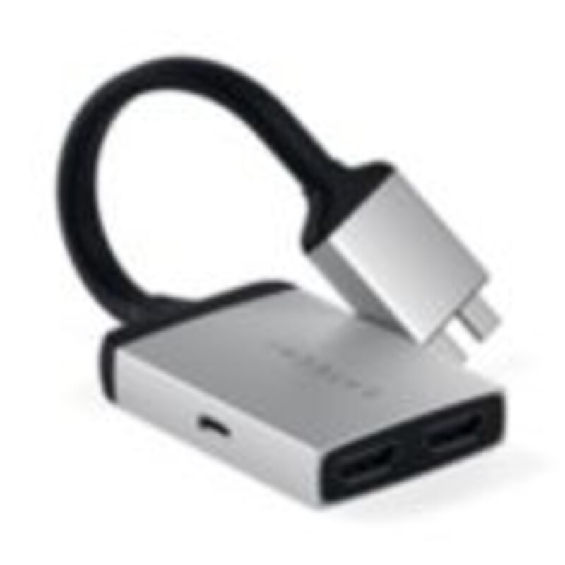 Adapter,Adapter günstig Kaufen-Satechi USB-C Dual HDMI Adapter Silber. Satechi USB-C Dual HDMI Adapter Silber <![CDATA[• edles Design & hochwertige Qualität • kompakte Bauform]]>. 