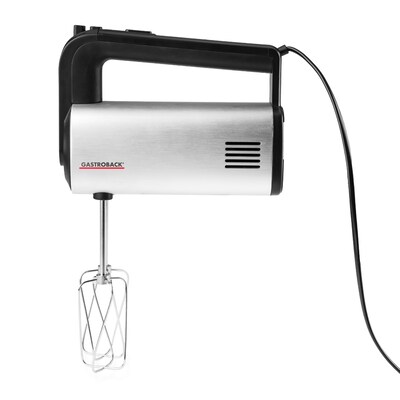 Mini Mix günstig Kaufen-Gastroback 40983 Design Handmixer Pro Advanced Aluminium-Schwarz. Gastroback 40983 Design Handmixer Pro Advanced Aluminium-Schwarz <![CDATA[• 3 in 1 - Handmixer, Rührstab und Schnellzerkleinerer • 5 Geschwindigkeitsstufen und Turbo-Funktion • Zubeh