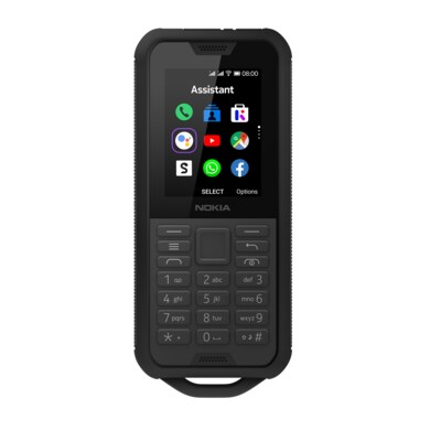 Radio,Marineradio günstig Kaufen-Nokia 800 Tough Dual-SIM schwarz 16CNTB01A08. Nokia 800 Tough Dual-SIM schwarz 16CNTB01A08 <![CDATA[• 2,4 Zoll (6,1 cm) QVGA (320 x 240 Pixel) • bis zu 14 Stunden Gesprächszeit • 2MP Kamera mit Blitz, UKW Radio • Dual-SIM, Bluetooth, GPS/AGPS •