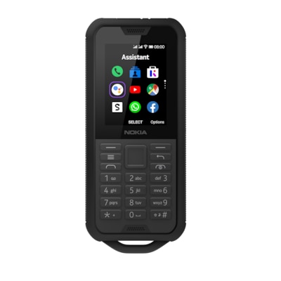 Withings/Nokia günstig Kaufen-Nokia 800 Tough Dual-SIM schwarz 16CNTB01A08. Nokia 800 Tough Dual-SIM schwarz 16CNTB01A08 <![CDATA[• 2,4 Zoll (6,1 cm) QVGA (320 x 240 Pixel) • bis zu 14 Stunden Gesprächszeit • 2MP Kamera mit Blitz, UKW Radio • Dual-SIM, Bluetooth, GPS/AGPS •