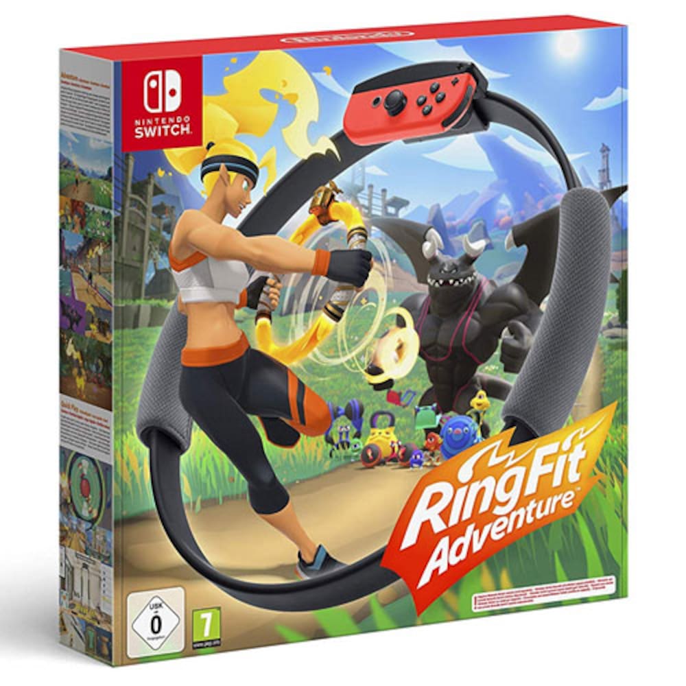 Ring Fit Adventure inkl. Ring-Con &amp; Beingurt - Nintendo Switch