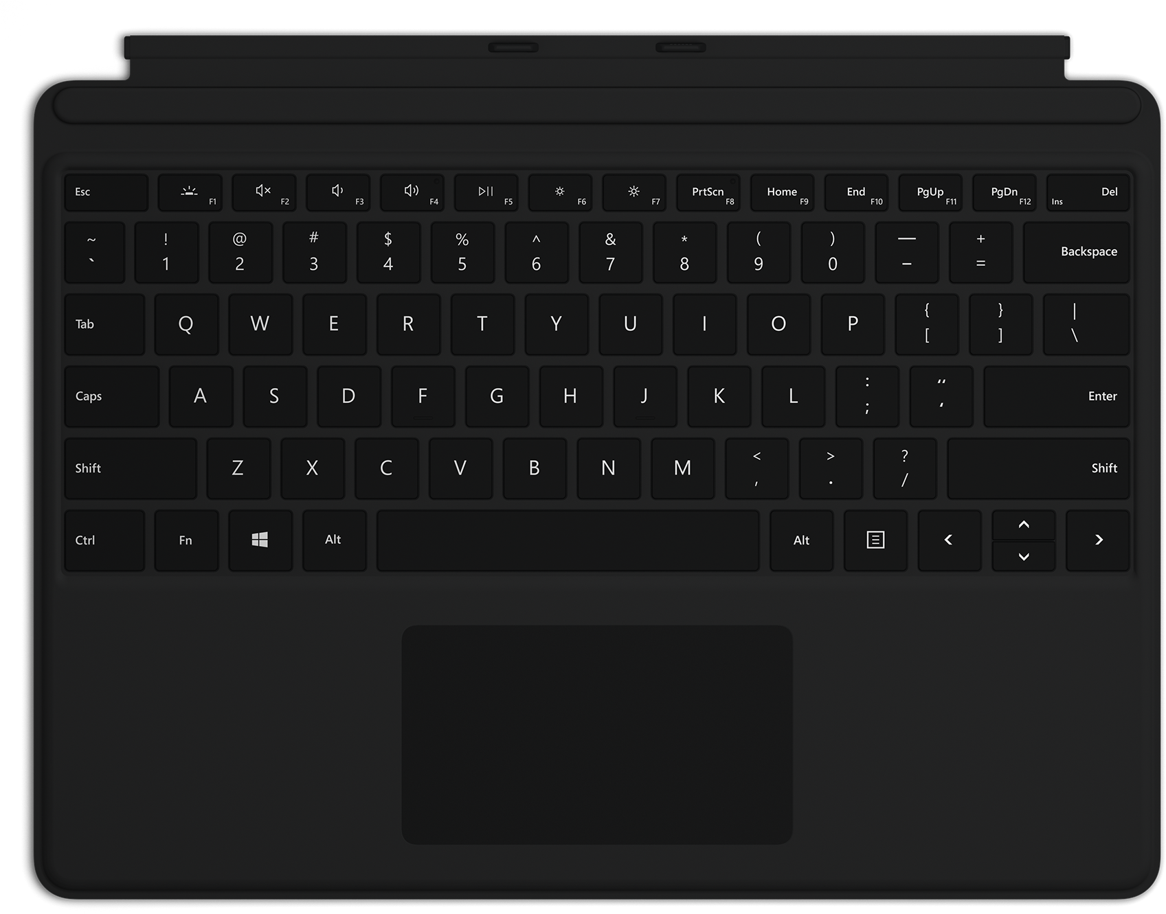 Microsoft Surface Pro Keyboard Schwarz Qjw 00005 Cyberport