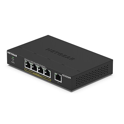 ein Jahr günstig Kaufen-Netgear GS305PP 5-port Gigabit Ethernet PoE+ Unmanaged Switch. Netgear GS305PP 5-port Gigabit Ethernet PoE+ Unmanaged Switch <![CDATA[• Unmanaged Switch • 5-Ports • PoE+ Switch, bis zu 83W • 3 Jahre Garantiezeitraum Kostengünstig und einfach zu b