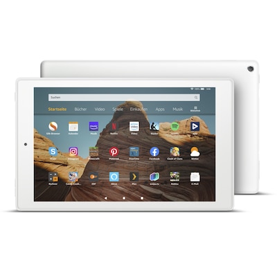 Amazon  Fire HD 10 Tablet WiFi 64 GB mit Spezialangeboten weiß | 00841667183145