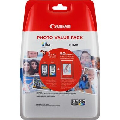 Canon  PG-545XL / CL-546XL Druckerpatronen Multipack 4-farbig (8286B006) | 08714574630793