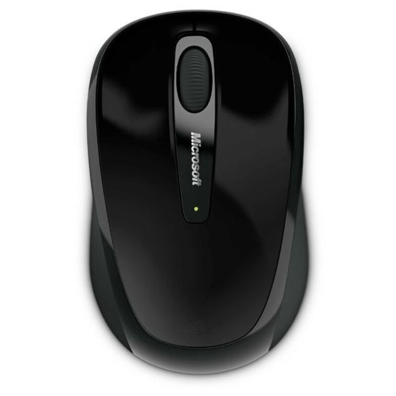 Microsoft Wireless Mobile Mouse 3500 Coal Black Gloss