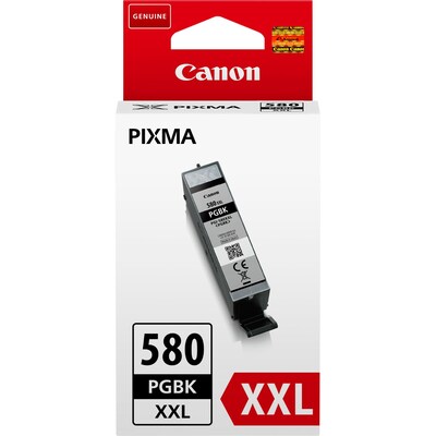 Schwarz XL günstig Kaufen-Canon PGI-580PGBK XXL / 1970C001 Original Druckerpatrone Schwarz. Canon PGI-580PGBK XXL / 1970C001 Original Druckerpatrone Schwarz <![CDATA[• Canon PGI580PGBKXXL Tintenpatrone (1970C001) • Farbe: pigmentiertes Schwarz • Reichweite: ca. 600 Seiten 