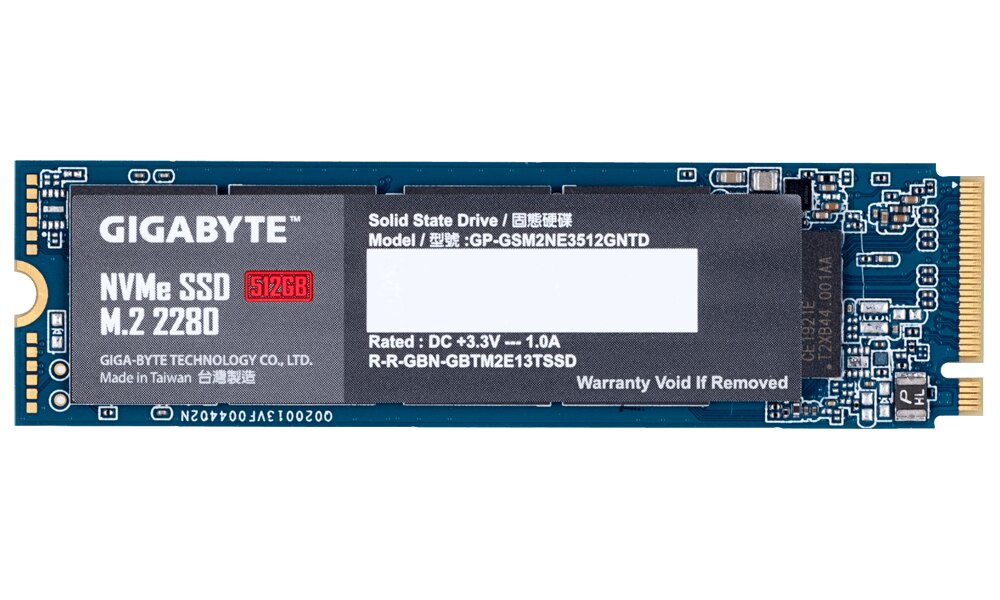 Gigabyte NVMe SSD 512 GB NVMe 1.3 M.2 2280