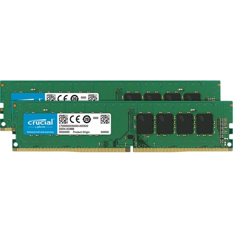 64GB (2x32GB) Crucial DDR4-3200 CL22 UDIMM Dual Rank RAM Speicher Kit