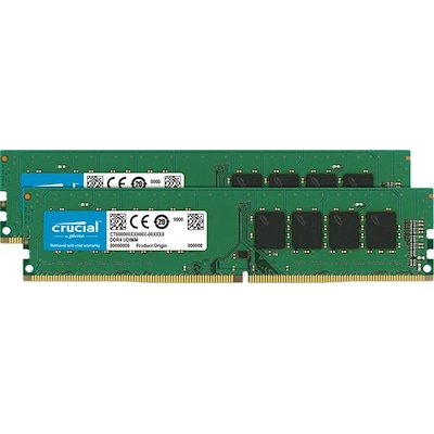 DDR4 64GB günstig Kaufen-64GB (2x32GB) Crucial DDR4-3200 CL22 UDIMM Dual Rank RAM Speicher Kit. 64GB (2x32GB) Crucial DDR4-3200 CL22 UDIMM Dual Rank RAM Speicher Kit <![CDATA[• 64 GB (RAM-Module: 2 Stück) • DDR4-RAM 3200 MHz • CAS Latency (CL) 22 • Anschluss:288-pin, Spa