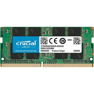 32GB (1x32GB) Crucial DDR4-3200 CL 22 SO-DIMM RAM Notebook Speicher