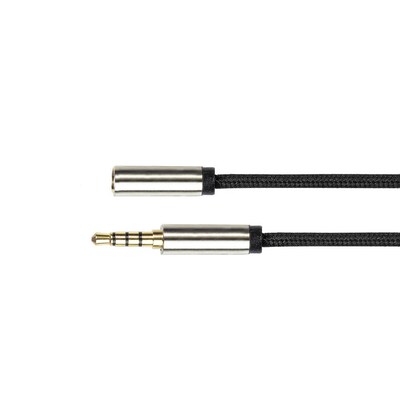 Y KABEL  günstig Kaufen-PYTHON High Quality 3,5mm Klinkenverlängerungskabel 4 polig St./Bu. 1m. PYTHON High Quality 3,5mm Klinkenverlängerungskabel 4 polig St./Bu. 1m <![CDATA[• Klinke-Kabel • Anschlüsse: Klinke 3,5mm Stereo 4-pol. und Klinke 3,5mm Stereo 4-pol. 