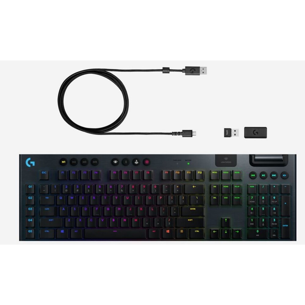 Logitech G915 LIGHTSPEED Tactile Kabellose Mechanische RGB Gaming Tastatur