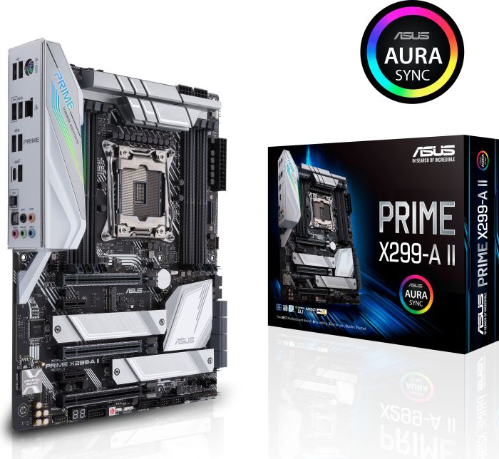 ASUS PRIME X299-A II ATX Mainboard Sockel 2066 USB3.1(Typ C-Gen2)/M.2