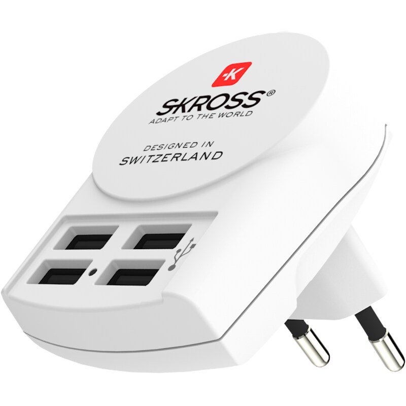 SKROSS Euro USB Charger 4x Typ A Reiseadapter 1302422