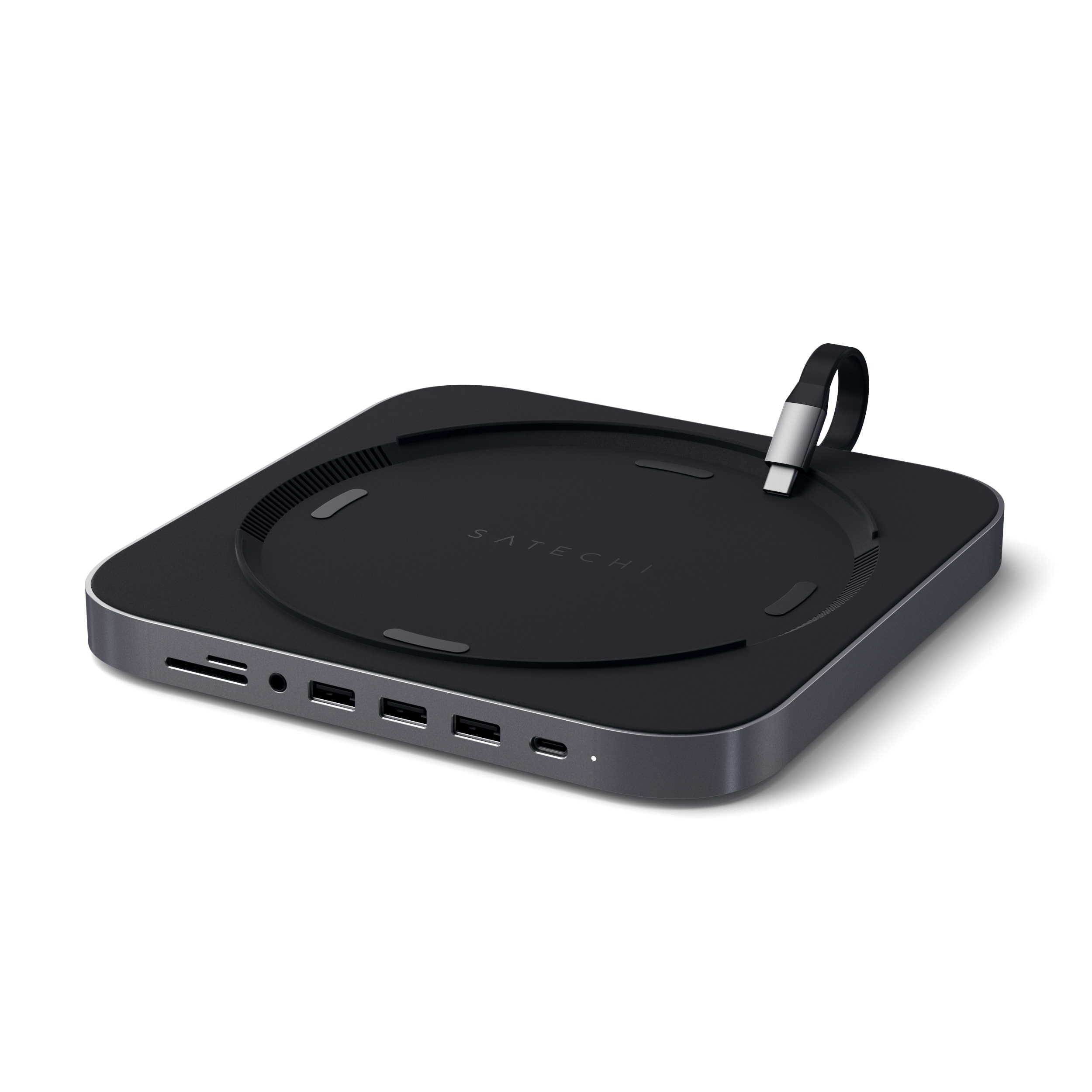 Satechi Aluminum Stand Hub f&uuml;r Mac Mini Space Grau