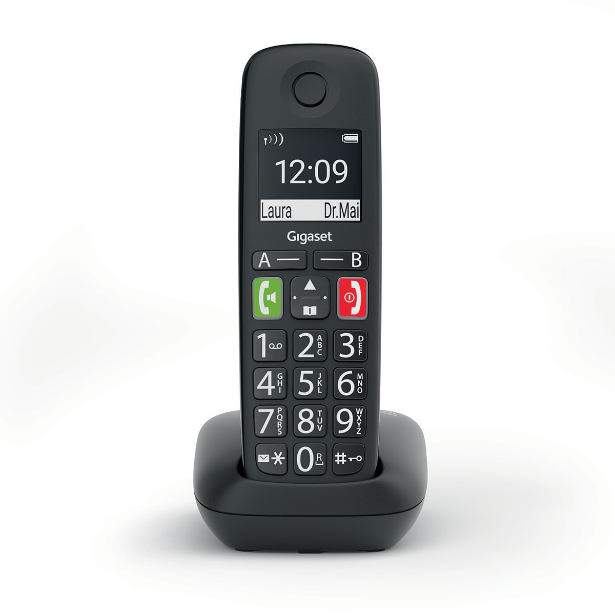 Gigaset E290 Großtastentelefon schwarz