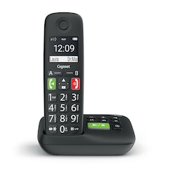 Gigaset E290A Gro&szlig;tastentelefon mit Anrufbeantworter schwarz