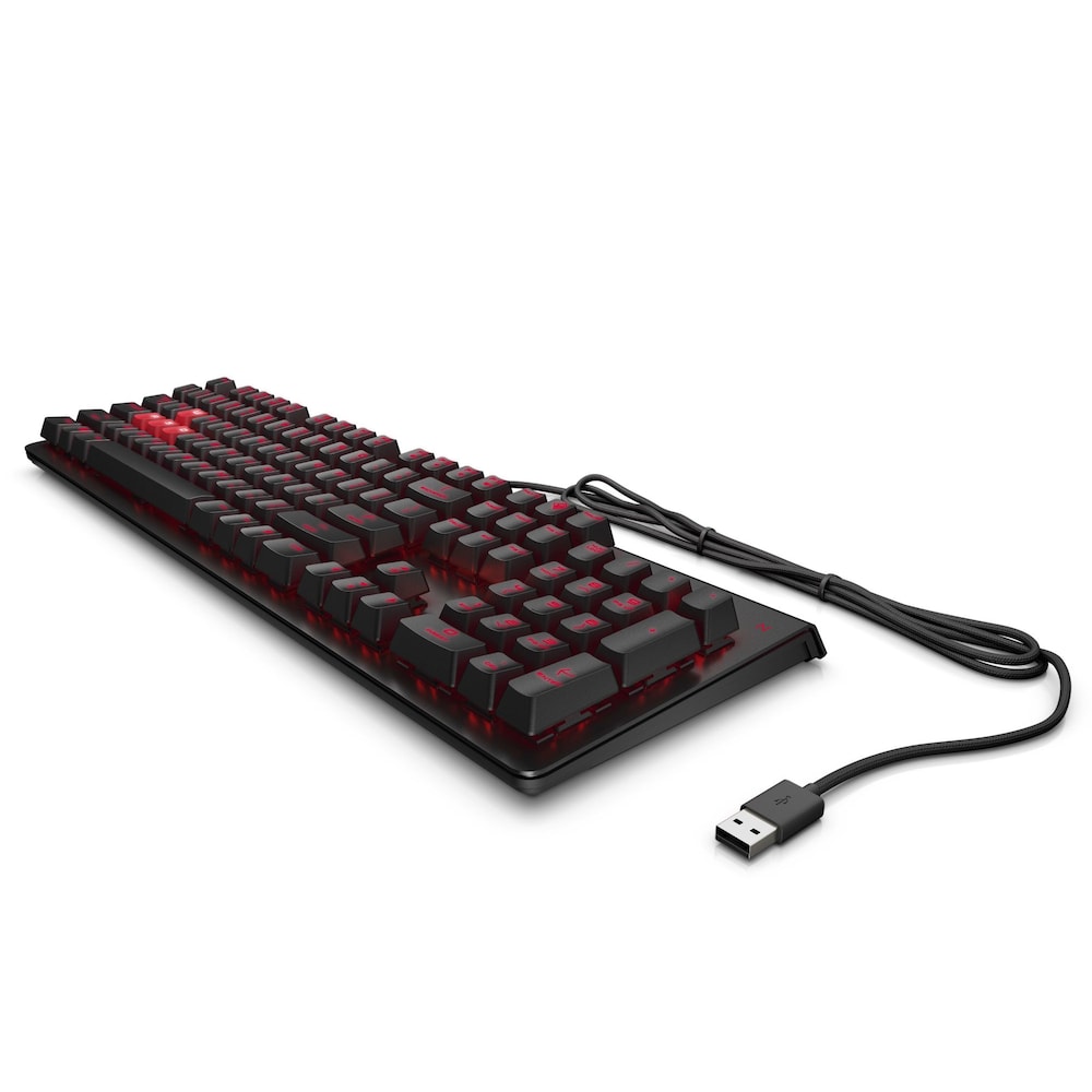 OMEN Encoder Tastatur schwarz (6YW76AA#ABD) Red Cherry Keys