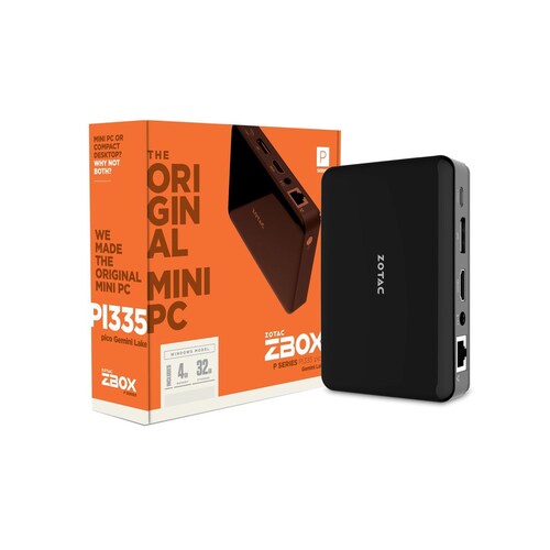 ZOTAC ZBOX PI335-GK-W3B Mini-PC Intel N4100 4GB/32GB Windows 10