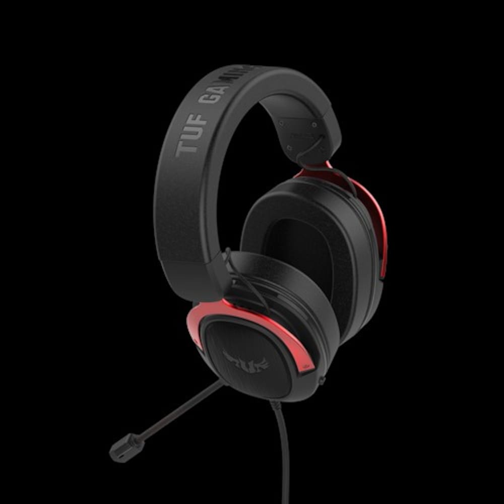 Asus TUF H3 Kabelgebundenes Gaming Headset Rot