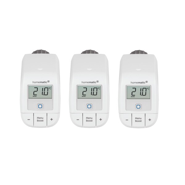 3er Pack Homematic IP Heizkörperthermostat – basic