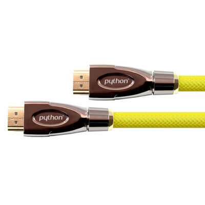 WiFi/Ethernet günstig Kaufen-PYTHON HDMI 2.0 Kabel 1m Ethernet 4K*2K UHD vergoldet OFC gelb. PYTHON HDMI 2.0 Kabel 1m Ethernet 4K*2K UHD vergoldet OFC gelb <![CDATA[• HDMI-Kabel • Anschlüsse: HDMI A und HDMI A • Farbe: gelb, Länge: 1,0m • Vollmetallstecker und 24K vergoldet