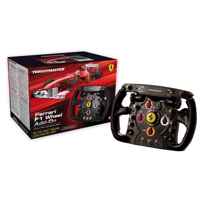 SS RN günstig Kaufen-Thrustmaster Ferrari F1 Wheel AddOn für RS Serie. Thrustmaster Ferrari F1 Wheel AddOn für RS Serie <![CDATA[• Dasselbe ALCANTARA® wie bei echten Ferrari-Lenkrädern! • Großer Lenkkranz: 30 cm • Abnehmbares Lenkrad(Thrustmaster Quick Rele