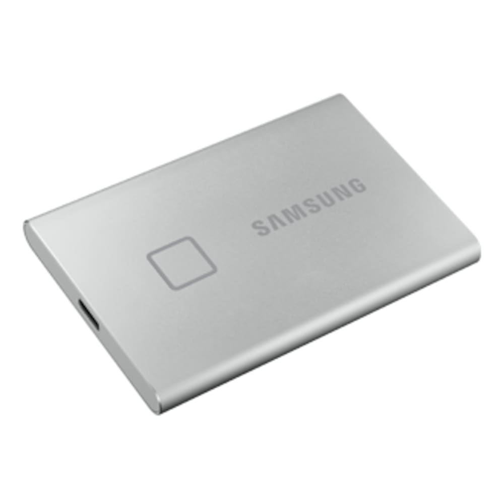 Samsung Portable SSD T7 Touch 2 TB USB 3.2 Gen2 Typ-C silber