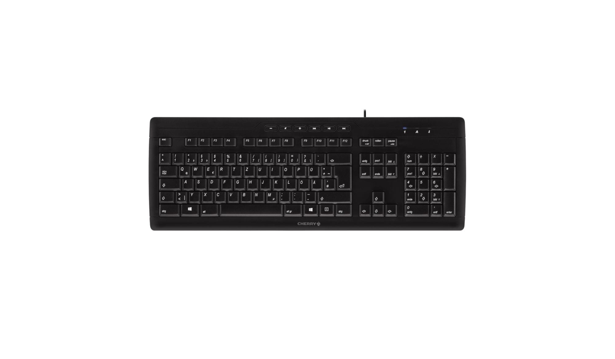 Cherry Stream 3.0 Tastatur USB schwarz