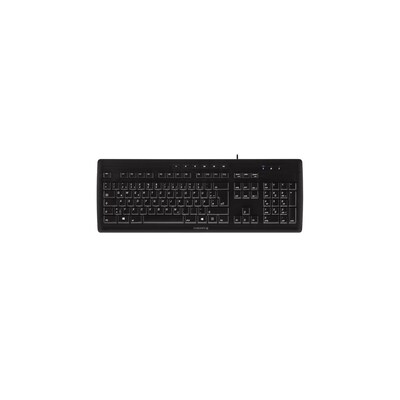 USB mit günstig Kaufen-Cherry Stream Tastatur USB schwarz UK/US Layout mit Euro Symbol. Cherry Stream Tastatur USB schwarz UK/US Layout mit Euro Symbol <![CDATA[• Anwendungsbereich: professionelles Arbeiten, Nummernblock integriert • Kabelgebunden (USB) • Layout: englisch