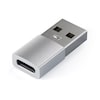 Satechi USB Type-A zu Type-C-Adapter Silber